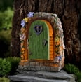 thumbnail image 1 of Cadorn Solar - Powered Fairy Door Statue with LED Light – Glow - in - the - Dark Yard Art Sculpture for Trees, Wall & Garden Decoration, 1 of 6