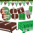 thumbnail image 1 of Cadorn Super Bowl Football Party Supplies Set – Comprehensive Decor & Tableware Kit for Game Day Celebrations, 1 of 7