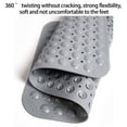 thumbnail image 1 of Cadorn TPE Bathtub Anti-Slip Mat with Strong Suction Cups, Non-Slip Bathroom Shower Floor Mat, Quick-Drain Toilet Safety Mat for Bath Tub and Shower Room, 1 of 4