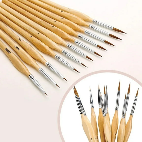 Cadorn Ultra-Fine Tri-edged Lining Brushes for Watercolor, Gouache, and Fine Brushwork