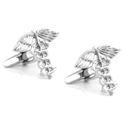 Caduceus Cuff Links