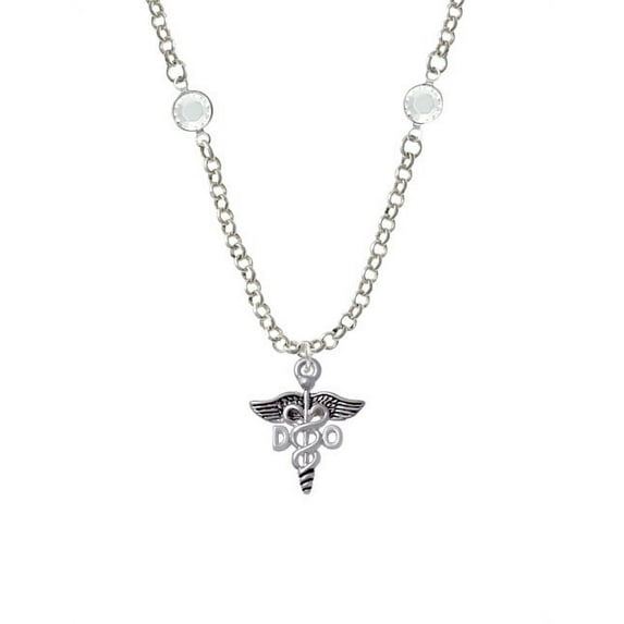 Caduceus - DO Clear Crystal Fiona Necklace