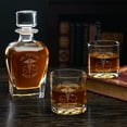 thumbnail image 1 of Caduceus Engraved Draper Decanter Set, 1 of 4