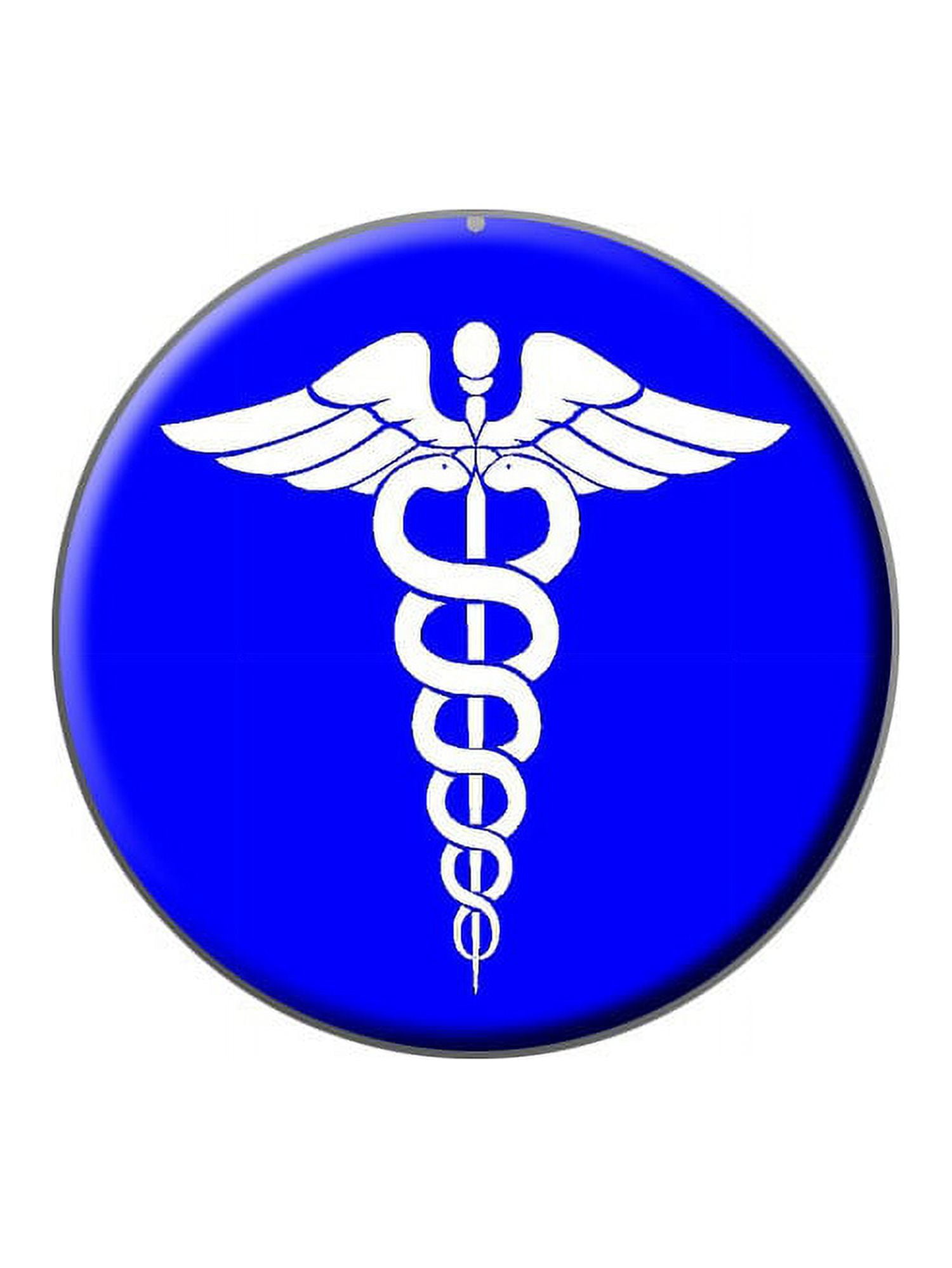 Caduceus Medical Symbol Blue Doctor Md Rn Emt Lapel Hat Pin Tie Tack
