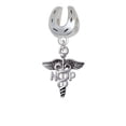 thumbnail image 1 of Caduceus - NP - Horseshoe Charm Bead, 1 of 1