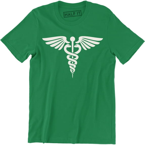 Caduceus Symbol Medical Service Medicine Stethoscope RN Nurse Doctor Tee Shirt