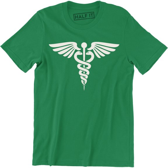 Caduceus Symbol Medical Service Medicine Stethoscope RN Nurse Doctor Tee Shirt