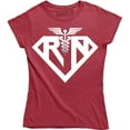 thumbnail image 1 of Caduceus Symbol RN Nurse Registered Nurse Medical Service Women's T-Shirt, 1 of 4
