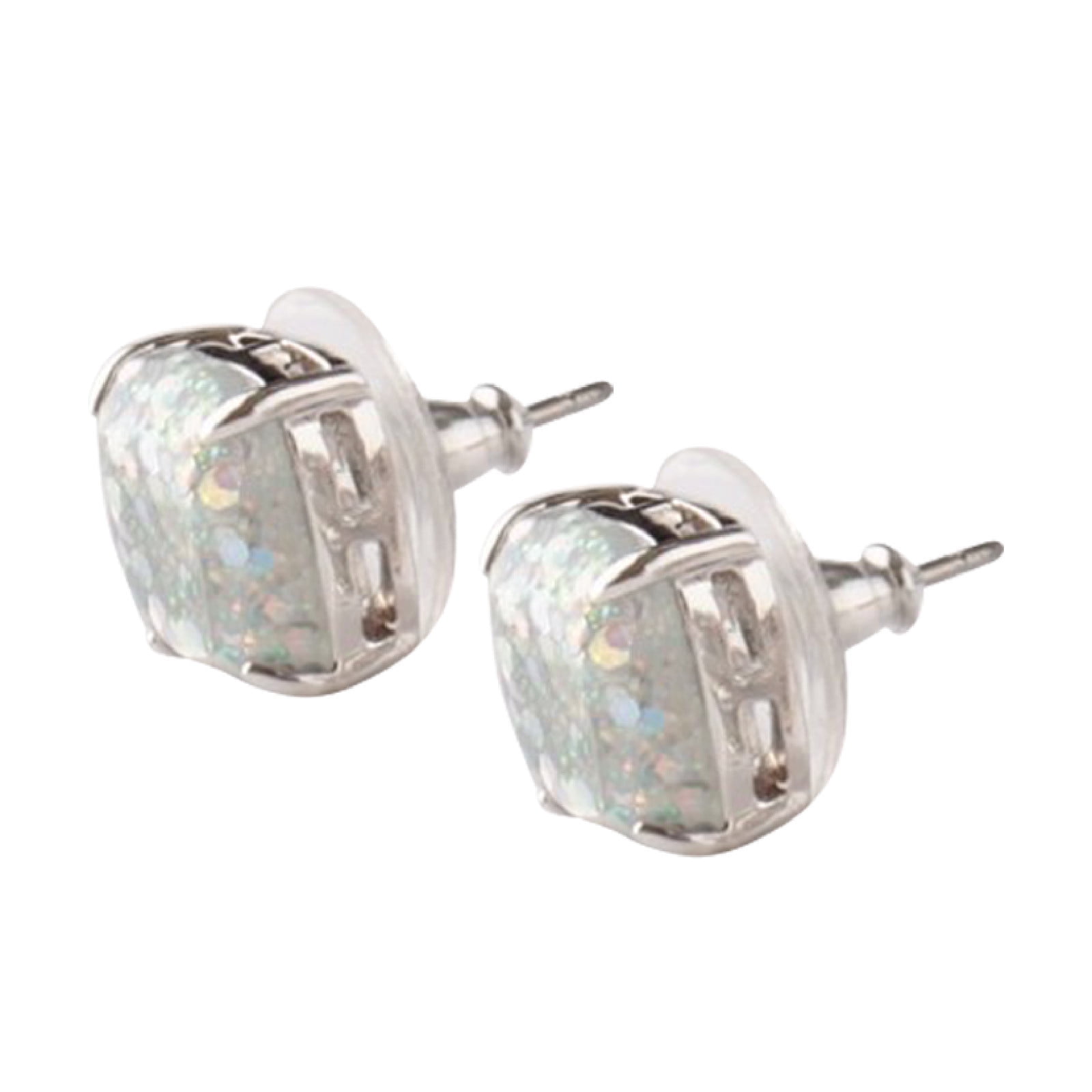 Caeoweyj Mini Cute Ladies Stud Earrings Literary Design Hollow Ear