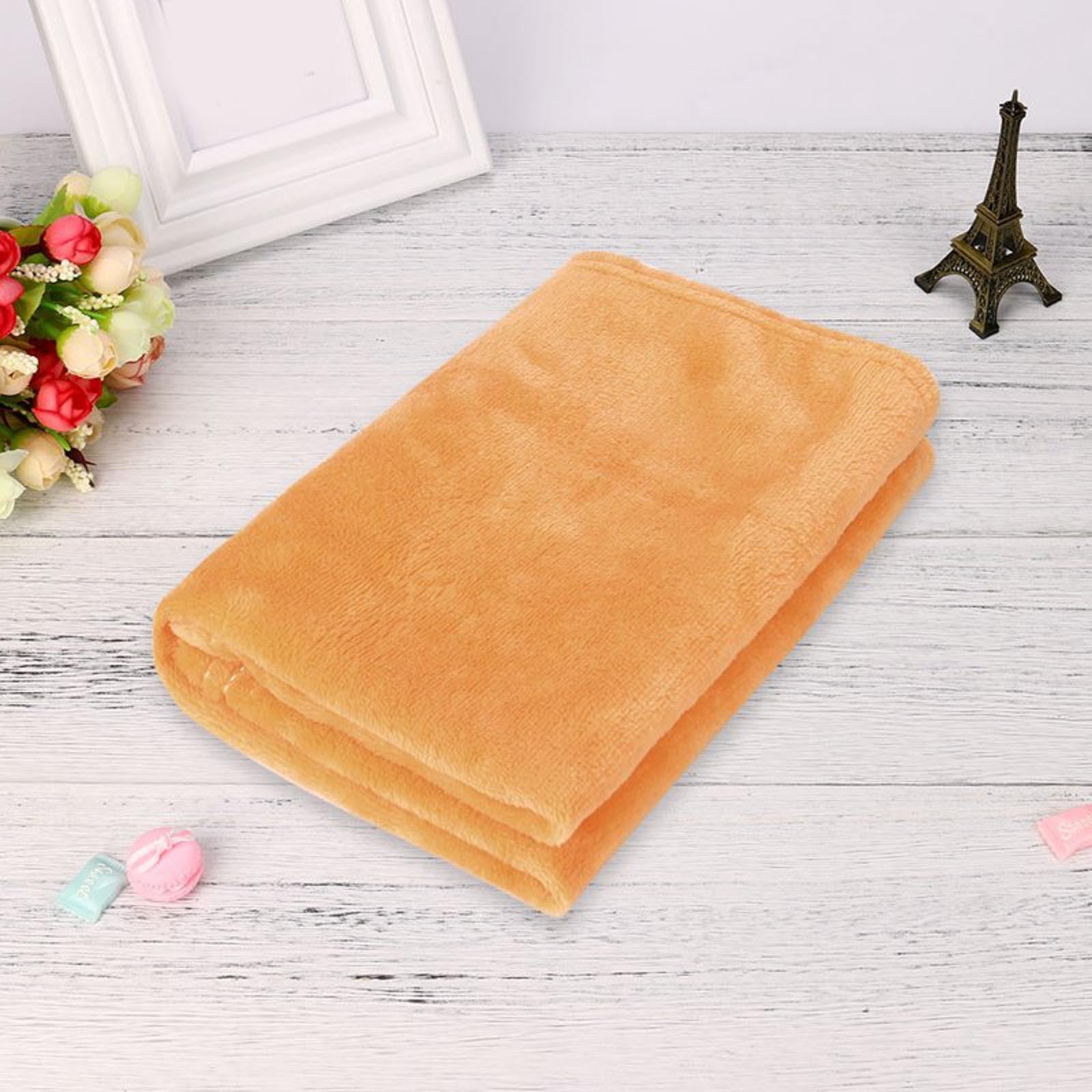 Caeoweyj Solid Color Blanket Small Blanket Still Solid Color Soft Cover