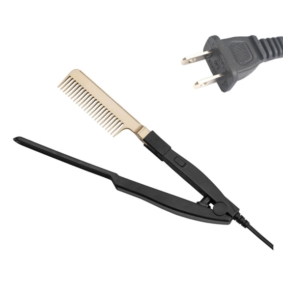Caeoweyjj Hot Ones Merchandise Beach Wave Curling Irons for Short Hair 1inch Curl Wand Curling Automatic Curler 3/8 Thin Curling Wand Electric Straight Hair Comb Multi Function Electric Copper Comb