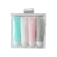 thumbnail image 1 of Caeoweyjj Silicone Travel Split Bottle Set Flat Style Cosmetic Storage Hand 4 Bottle Travel Shampoo And Conditioner Bottles Large Travel Shampoo Container Bottles Mini Travel Bottles Kids Bottles, 1 of 6