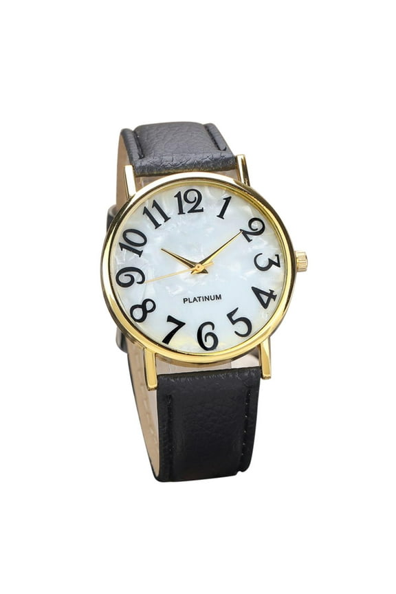 Talking Watch for Seniors Womens Watches for Ladies Big And Tall Watches Large Wrist Men Large Face Watch for Women Seniors Mens Watch Expansion Band Women Retro Digital Dial Leather Band