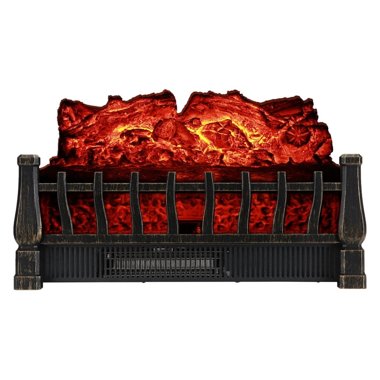 Caesar FP201R electric firelog set heater with realistic ember bed