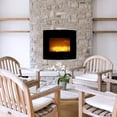 thumbnail image 1 of Caesar Fireplace WFP-26C 26-inch Wall Mount Electric Fireplace with stone pebbles and flame effect, 1500W Adjustable Temperature with Remote Control, 1 of 9