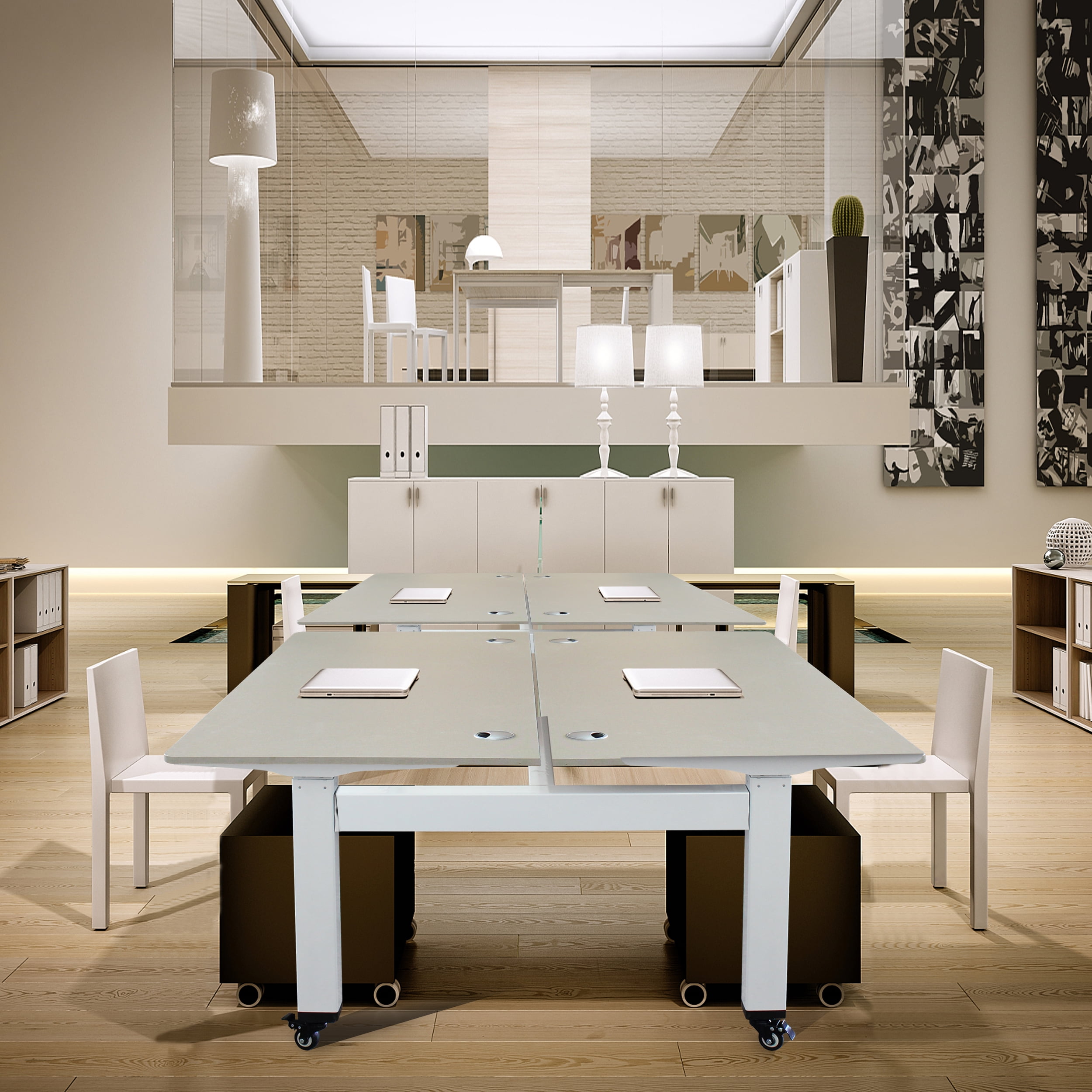 L　司50個 Amazon.com: Progressive Desk Height Adjustable Electric