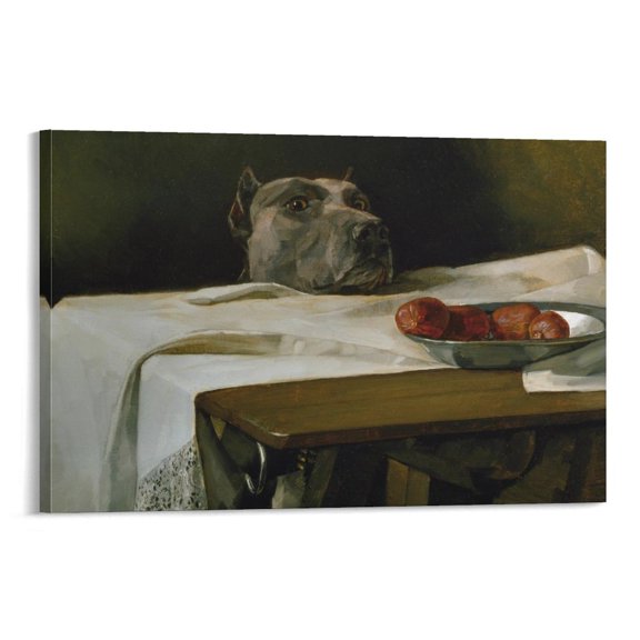 Caesar Am Rubicon Wilhelm Trubner Painter Poster Painting On Canvas Wall Art Poster Scroll Picture Print Living Room Walls Decor Home Posters 24x36inch(60x90cm)