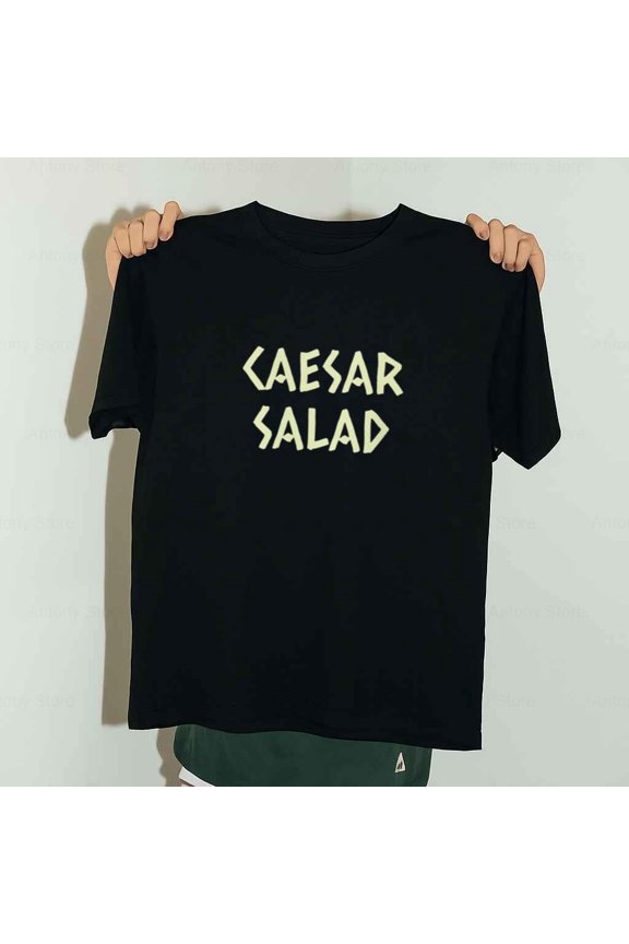 Caesar Salad Funny Food Graphic Unisex T Shirt for Salad and Cooking Fans up to 5XL