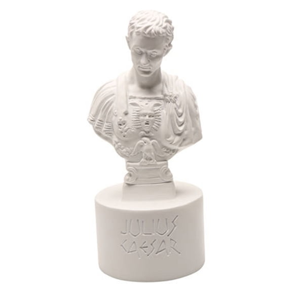 Caesar Statue Pen Holder Desk Organizers Penicl Holder Decorative Stationery 20cm/8-inch Height Gift for Students Adult