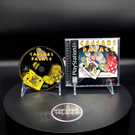 Caesar's Palace Playstation Item and Box