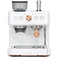 thumbnail image 1 of Café Bellissimo Semi Automatic Espresso Machine + Milk Frother | WiFi Connected, Smart Home Kitchen Essentials | Built-In Bean Grinder, 15-Bar Pump & 95-Ounce Water Reservoir | Matte White, 1 of 7