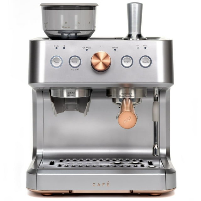 Café Bellissimo SemiAutomatic Espresso Machine, WiFi, Milk Frother, 15