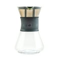 thumbnail interactive-video image 1 of Pour Over Coffee Maker, 8 Cup/40 Ounce, Borosilicate Glass from Germany, Reusable Stainless Steel Filter, Black Silicone Grip, 1 of 9