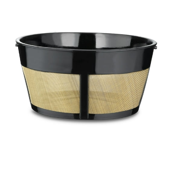 Café Brew Reusable 8-12 Cup Basket Coffee Filter, Permanent Stainless Steel