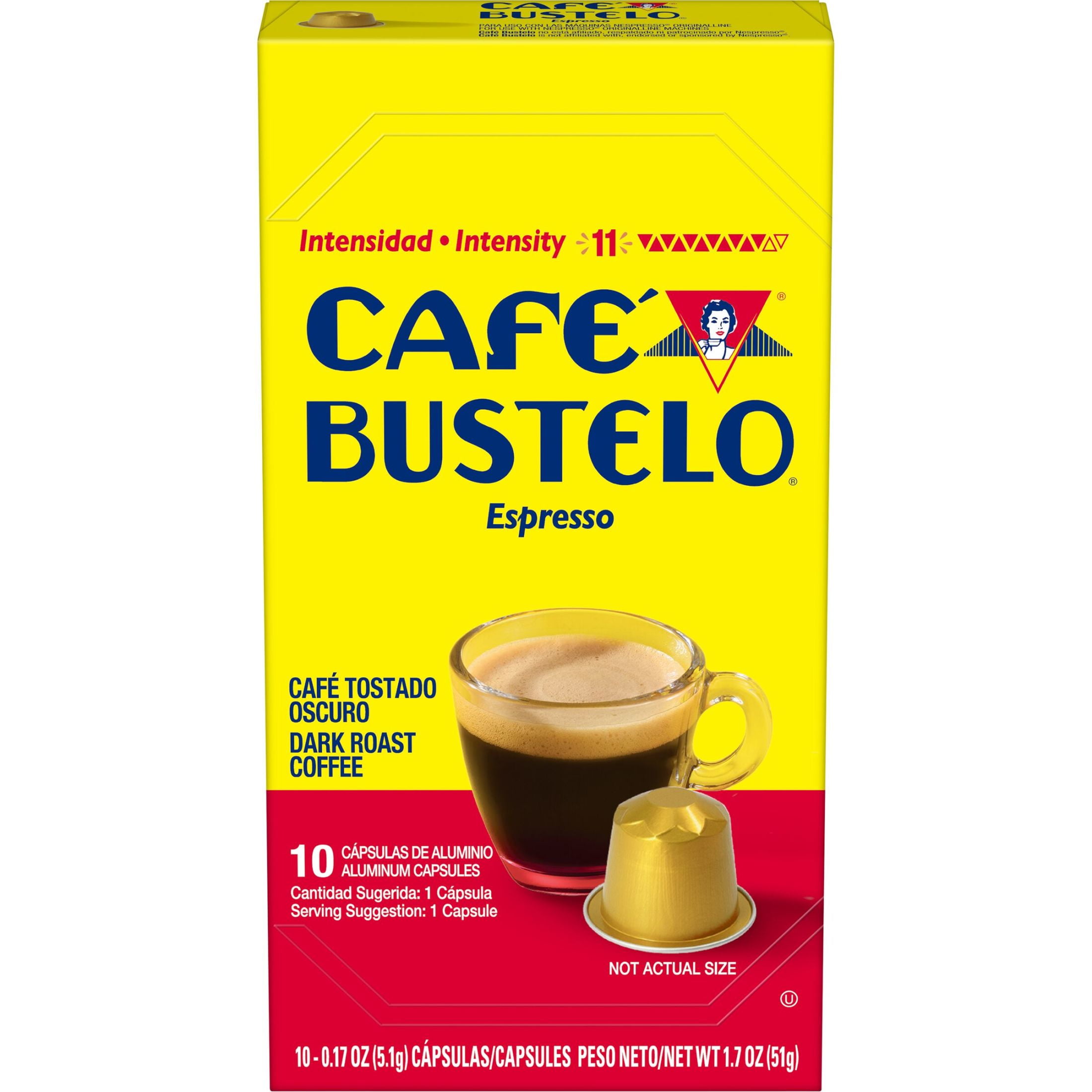 Cafe Bustelo Espresso Capsules, 10 Ct.