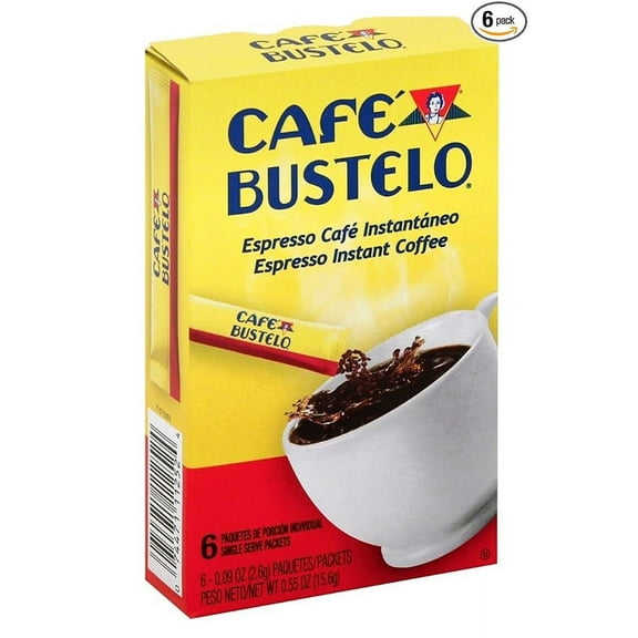Caf Bustelo Espresso Instant Coffee Packets - Travel Espresso - Coffee On The Go - Instant Espresso