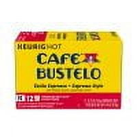 Café Bustelo Espresso Style K-Cup Pods for Keurig K-Cup Brewers, Dark Roast Coffee, 12 Count