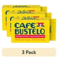 (3 pack) Caf Bustelo Ground Coffee, Dark Roast, 16Ounce Brick