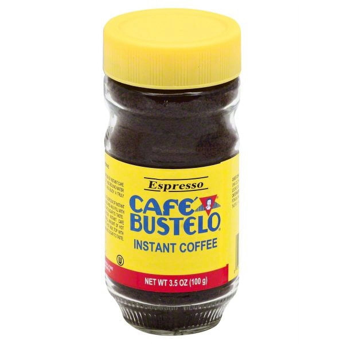Cafe Bustelo Espresso Instant Coffee Powder, 3.5 oz Canister