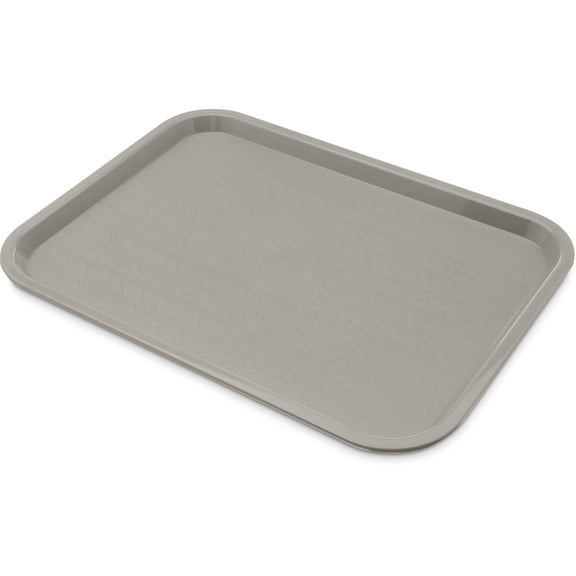 Caf Cafeteria Tray, Fast Food Tray for Restaurant or Commercial Use, 12" x 16", 1 Count, Gray