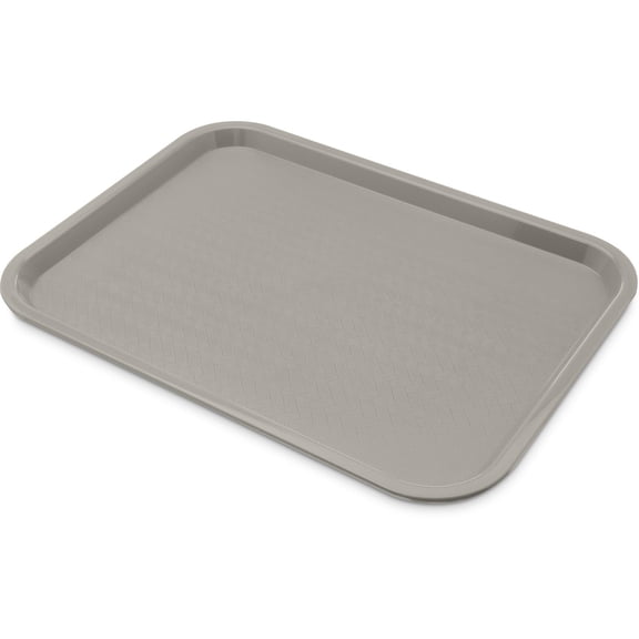 Café Cafeteria Tray, Fast Food Tray for Restaurant or Commercial Use, 12" x 16", 1 Count, Gray