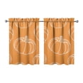 thumbnail image 1 of Caf Curtains Autumn Harvest Design Thanksgiving and Fall Decor Fall,27.5x36in kitchen curtains fall holiday curtain, 1 of 4