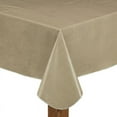 thumbnail image 1 of Café Deauville 100% Vinyl Tablecloth 60"X120", Taupe, 1 of 5
