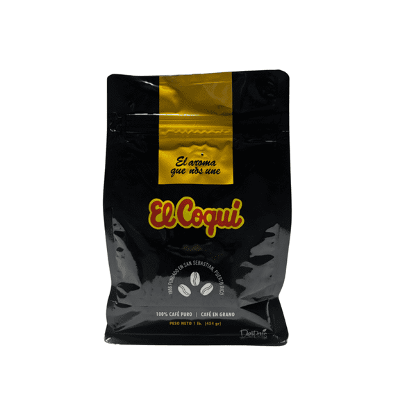 Café El Coqui Supremo Medium Roast Whole Bean Coffee - 16 oz.