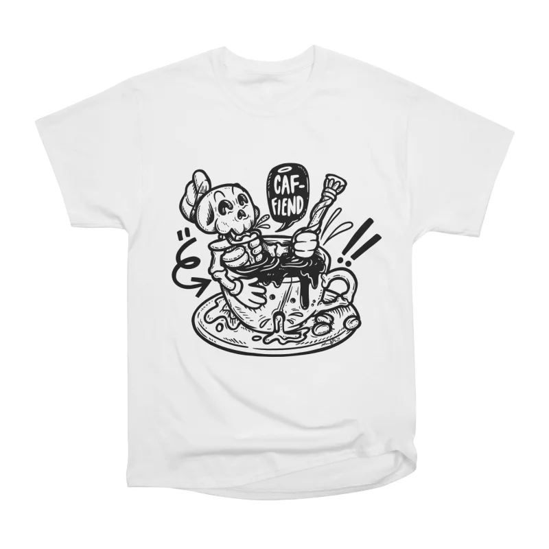 Caf Fiend T-Shirt Tee Gift For Him Merch For Her Apparel For Friend ...