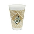 thumbnail image 1 of Caf G Foam Hot/Cold Cups 16 oz, White with Brown and Green, 1000/Carton, 1 of 3