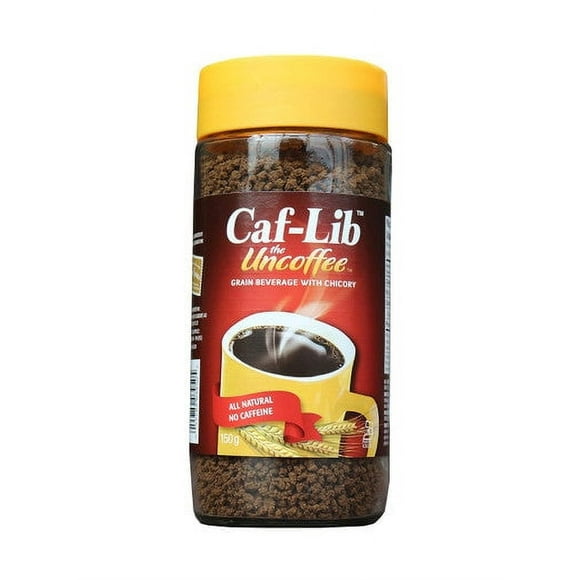 Caf-Lib Original Blend Coffee Alternative with Barley and Chicory 150g/5.3 oz. {Imported from Canada}