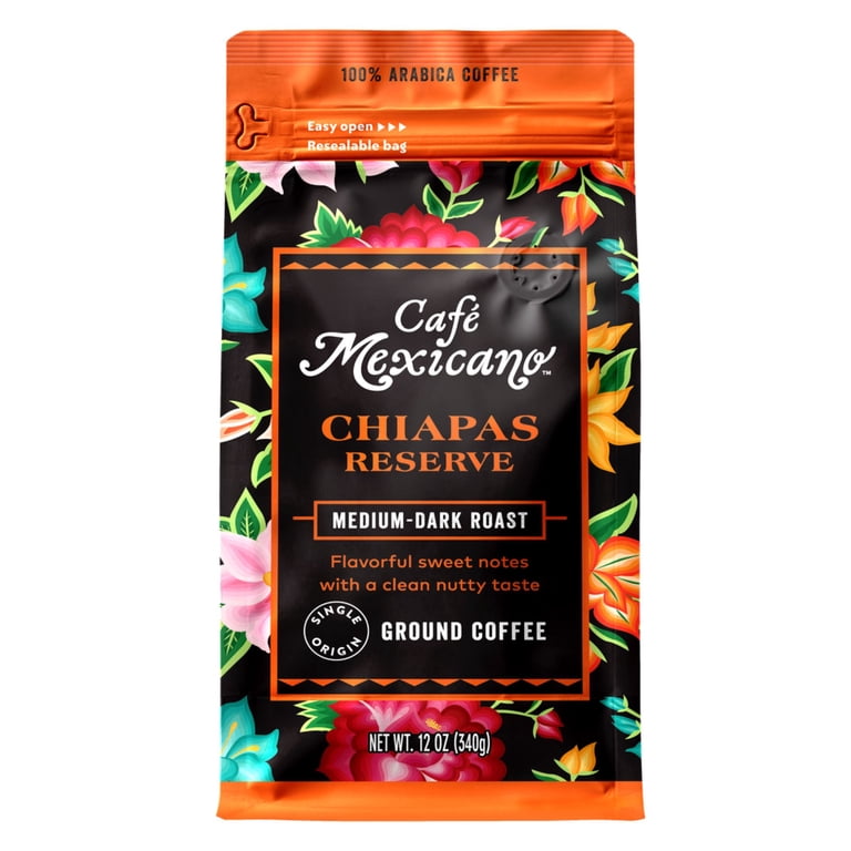 Cafe Mexicano Chiapas Reserve 12oz Mountain Highland Blend Ground