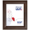 thumbnail image 1 of 20x26 Picture Frame Brown Café Rounded, 58060, 1.5 Inch MDF, Plexiglass, Wall Display, 1 of 4