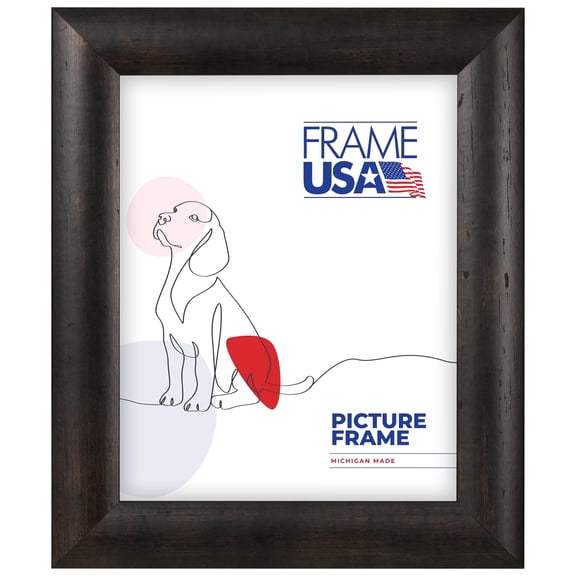 Caf Rounded Espresso 12x16 Inch Picture Frame