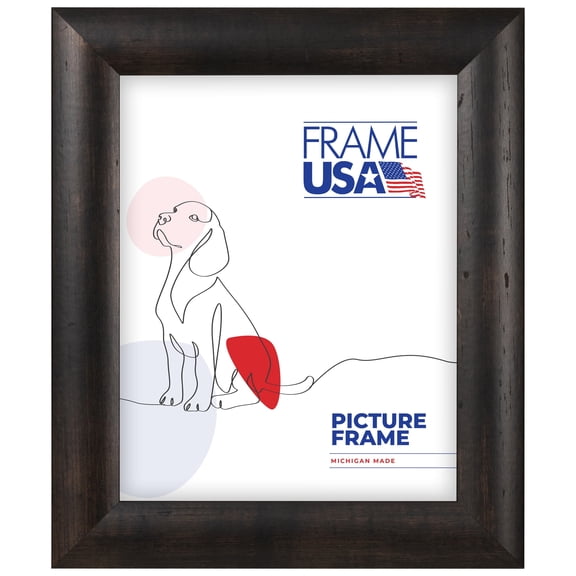 Caf Rounded Espresso 20x24 Inch Picture Frame