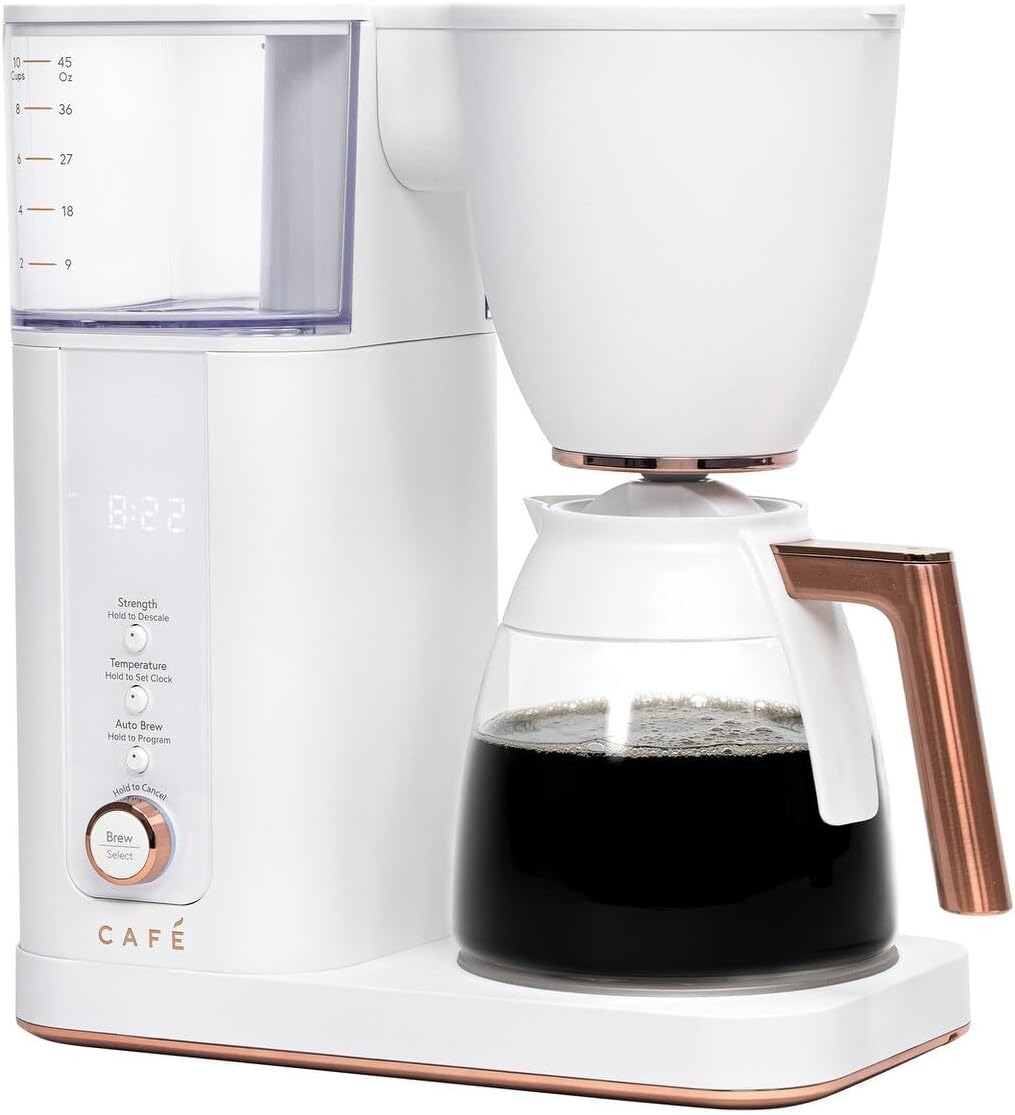 Café Specialty Drip Coffee Maker | 10-Cup Insulated Thermal Carafe | WiFi Enabled Voice-to-Brew Technology | Smart Home Kitchen Essentials | SCA Certified, Barista-Quality Brew | Matte Black