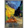 thumbnail image 1 of Cafe Terrace at Night by Vincent van Gogh Wall Poster, 14.725" x 22.375", Framed, 1 of 5