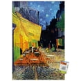 thumbnail image 1 of Café Terrace at Night by Vincent van Gogh Wall Poster with Push Pins, 22.375" x 34", 1 of 3