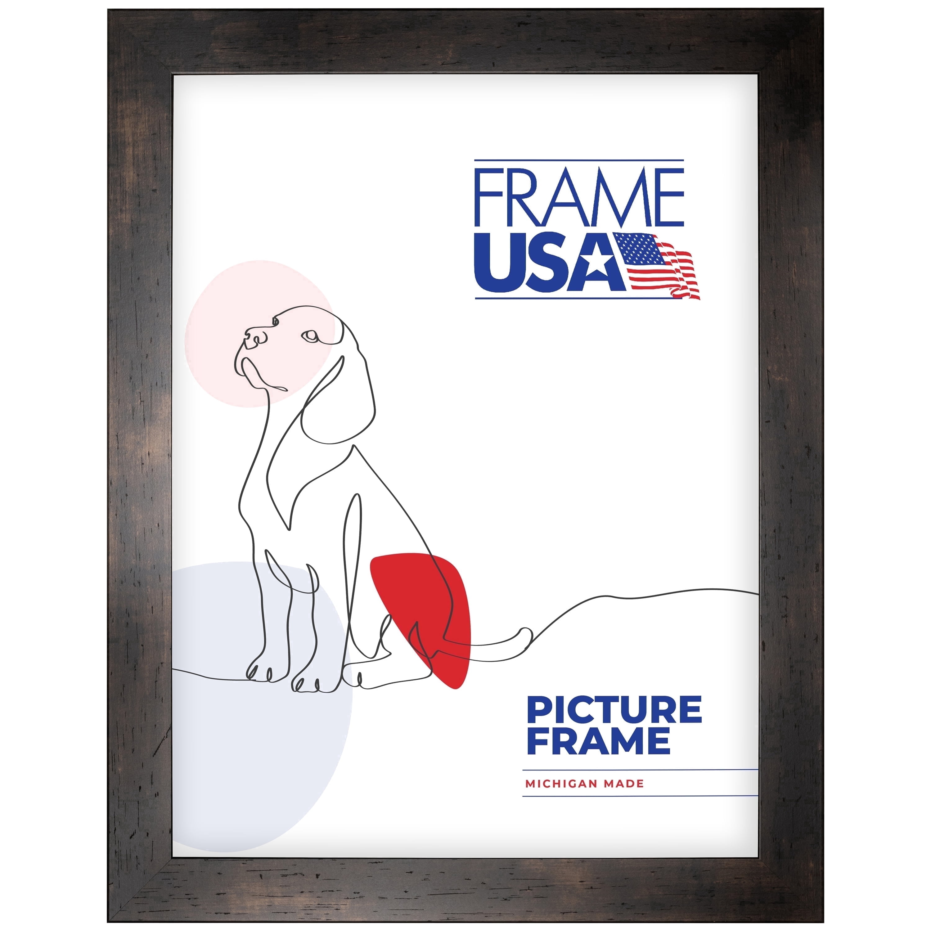 Café Wide Espresso 18x24 Inch Picture Frame