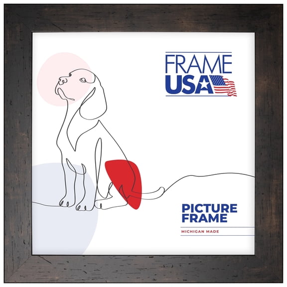 Caf Wide Espresso 20x20 Inch Picture Frame